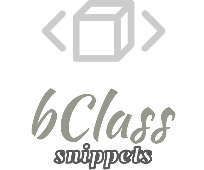 bClass snippets